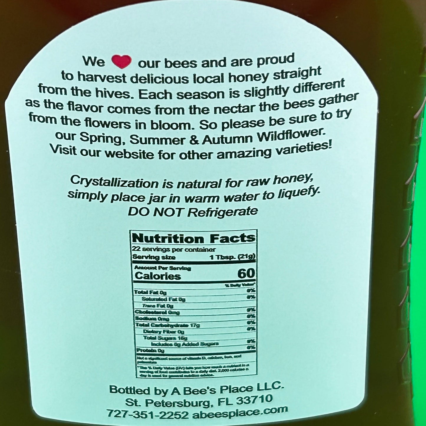 Florida Orange Blossom Honey
