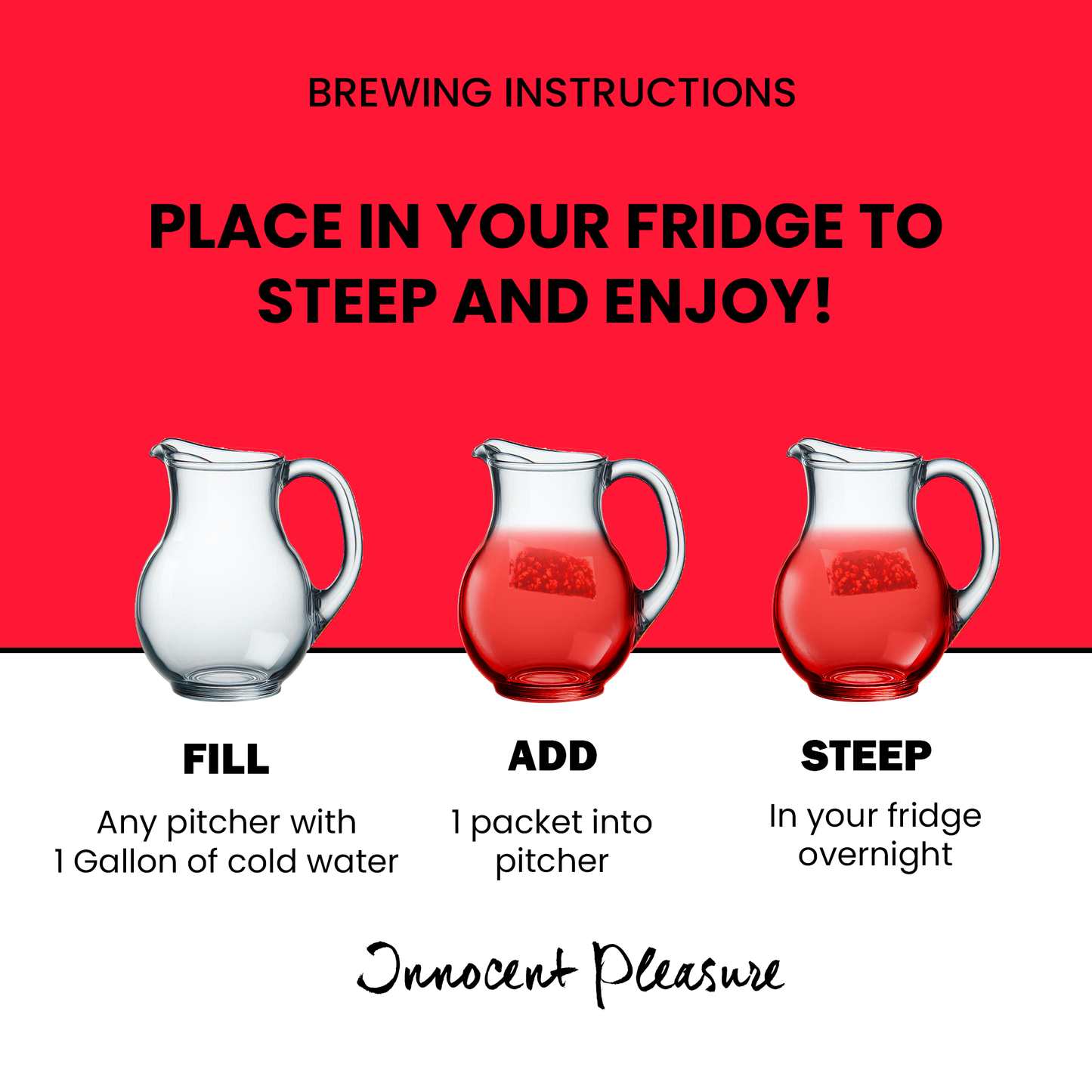 Cold Brew Innocent Pleasure (Wild Strawberry) - Gallon Pouches (5 Pouches)