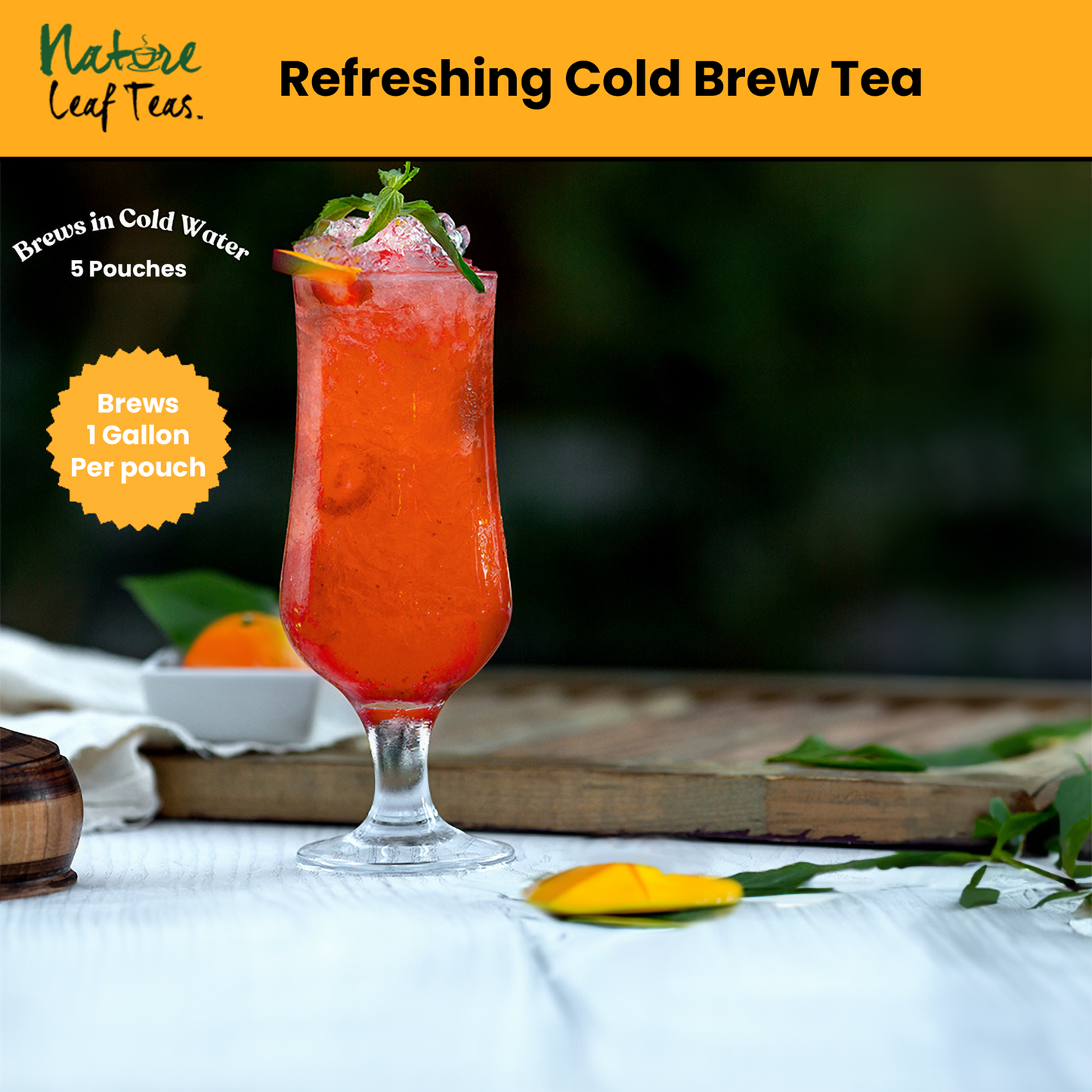 Cold Brew Mango Black - Gallon Pouches (5 Pouches)