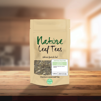 Jasmine Chun Hao Green Tea – Light Caffeine, Premium Loose Leaf