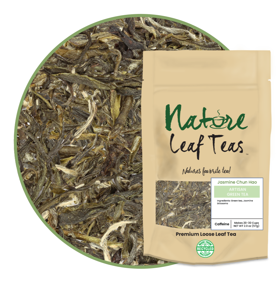 Jasmine Chun Hao Green Tea – Light Caffeine, Premium Loose Leaf