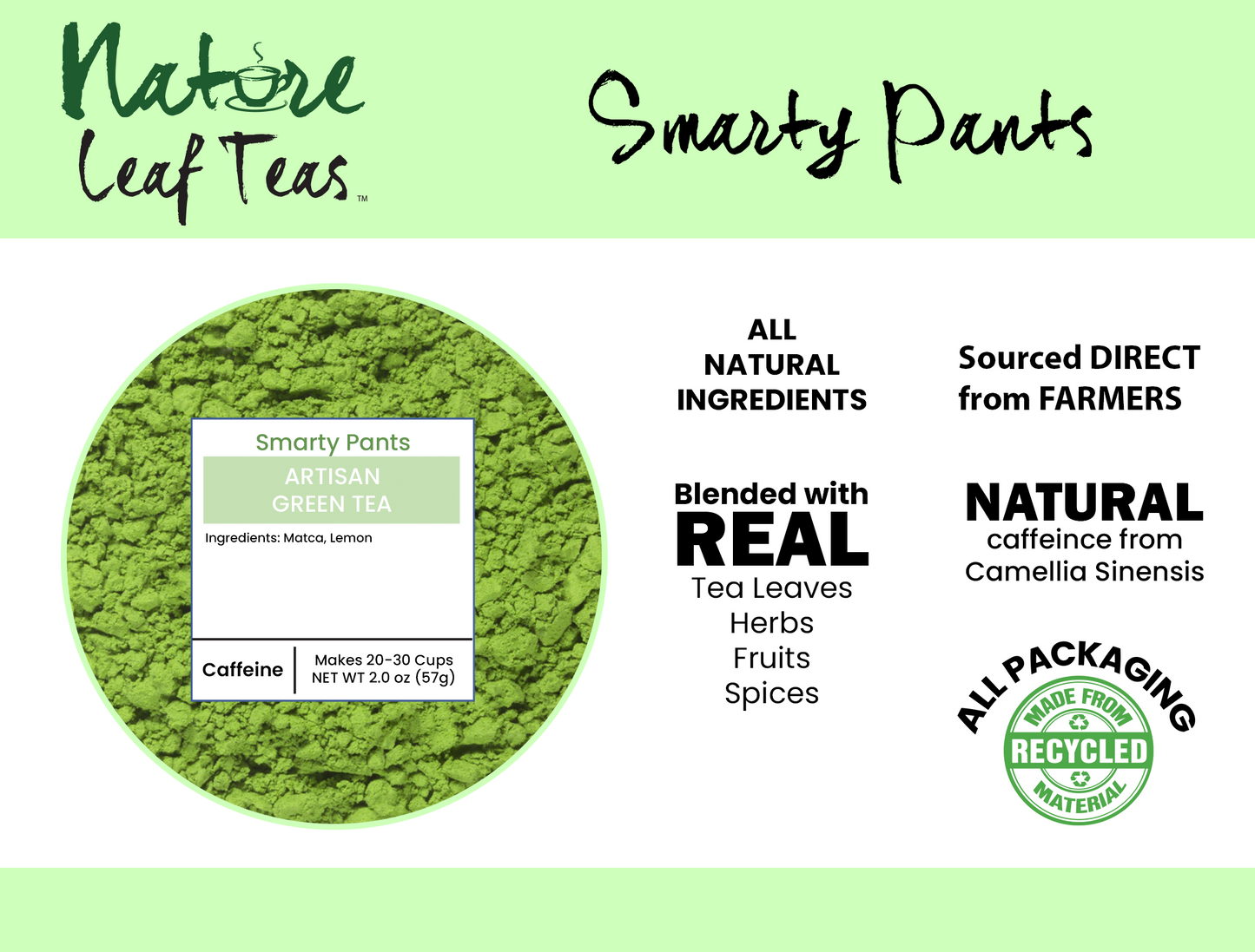 Pantalones Smarty - Té Matcha