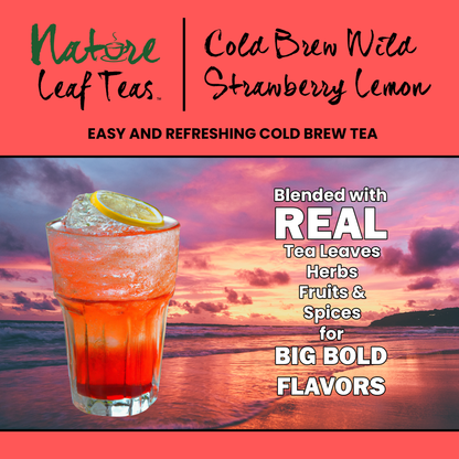 Cold Brew Wild Strawberry Lemon - Quart Pouch (10 Pouches)