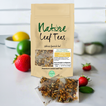 Cold Brew Wild Strawberry Lemon - Quart Pouch (10 Pouches)