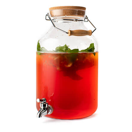 Cold Brew Raspberry Black - Moderate Caffeine Fruity Ceylon Black Tea -  Makes 5 Gallons