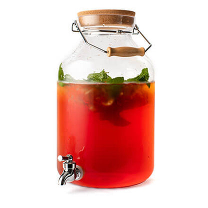 Cold Brew Raspberry Black - Moderate Caffeine Fruity Ceylon Black Tea -  Makes 5 Gallons
